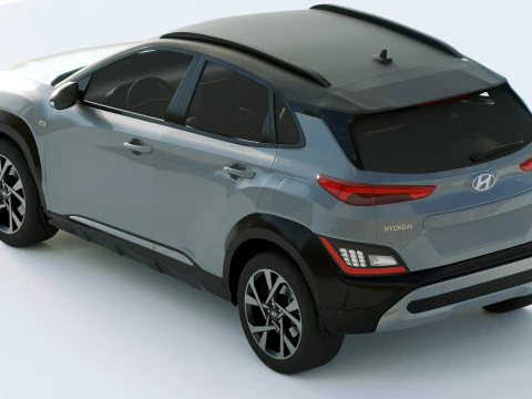 Hyundai Kona 2021 3D Model
