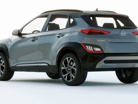 Hyundai Kona 2021 3D Model