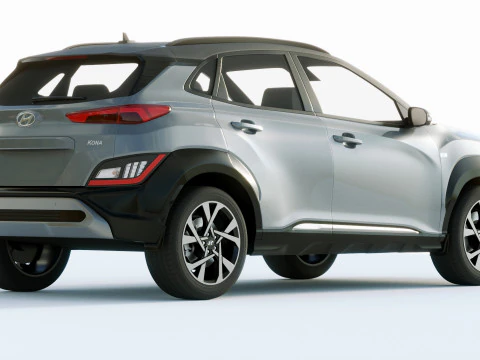 Hyundai Kona 2021 3D Model