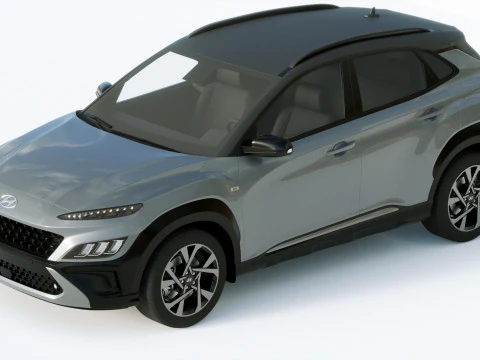 Hyundai Kona 2021 3D Model
