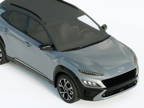Hyundai Kona 2021 3D Model