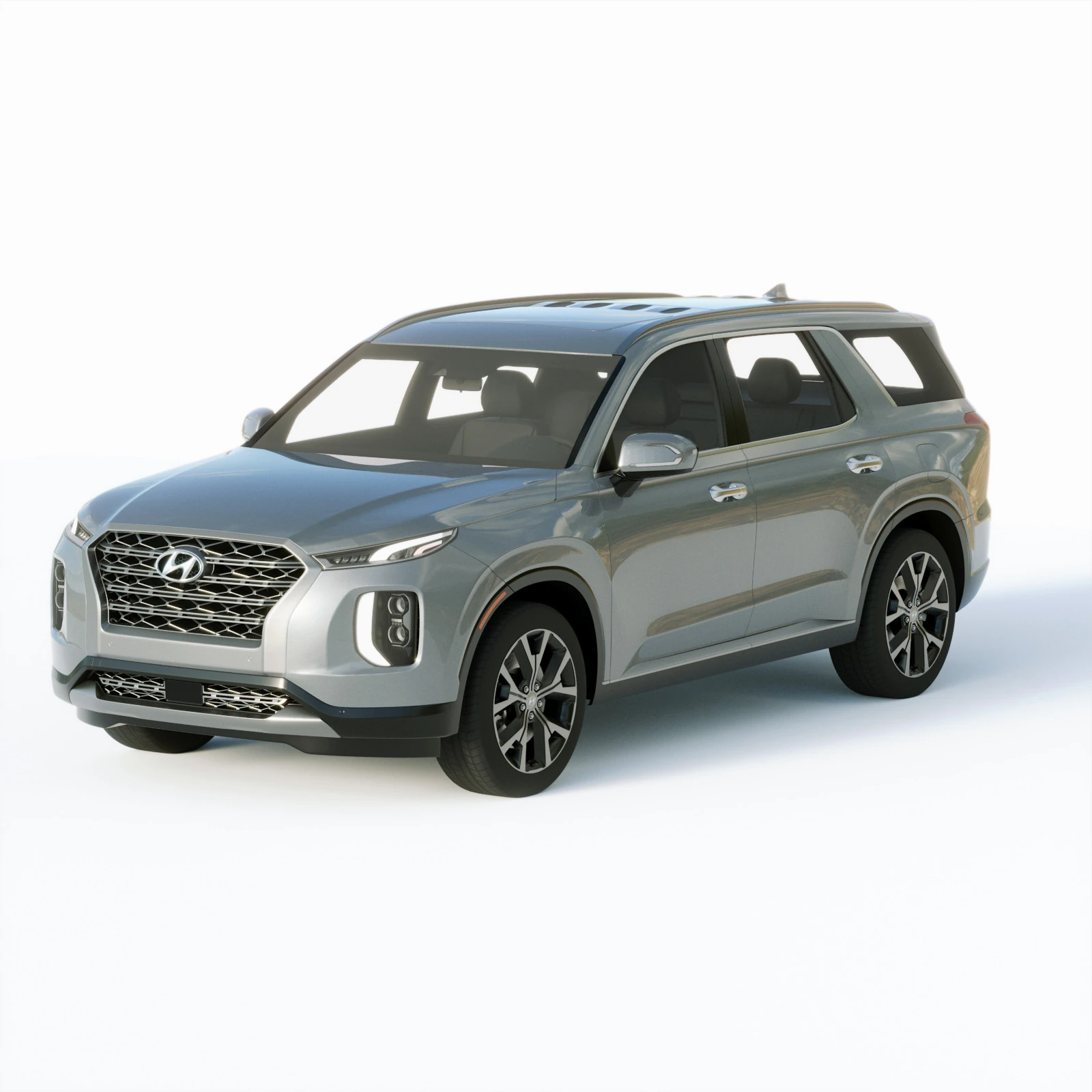 Hyundai Palisade 2020 3D Model .c4d .max .obj .3ds .fbx .stl .blend 