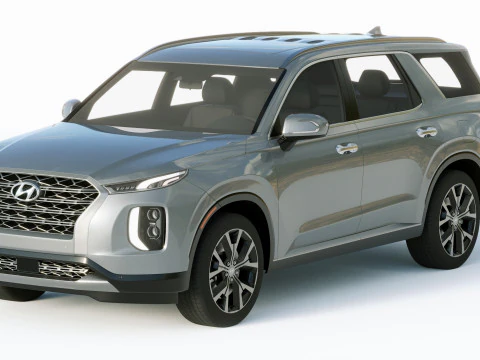 Hyundai Palisade 2020 3D Model