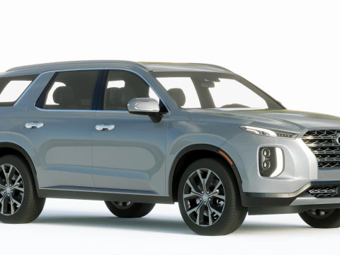 Hyundai Palisade 2020 3D Model