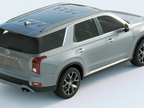 Hyundai Palisade 2020 3D Model