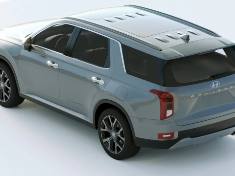 Hyundai Palisade 2020 3D Model