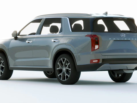Hyundai Palisade 2020 3D Model