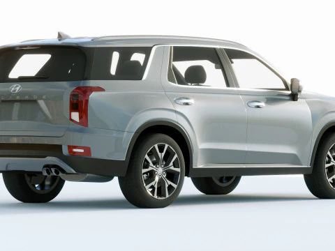 Hyundai Palisade 2020 3D Model