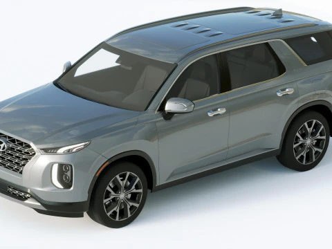 Hyundai Palisade 2020 3D Model