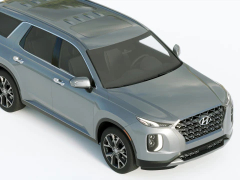 Hyundai Palisade 2020 3D Model