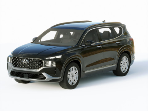 Hyundai Santafe 2021 3D Model