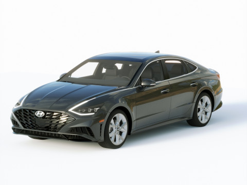 Hyundai Sonata 2020 3D Model