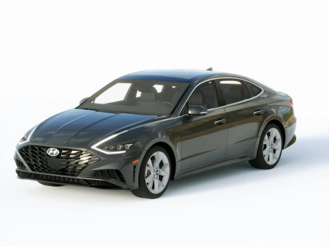 Hyundai Sonata 2020 3D Model