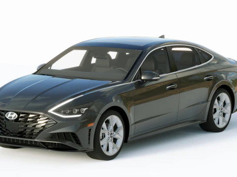 Hyundai Sonata 2020 3D Model