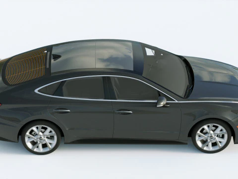 Hyundai Sonata 2020 3D Model