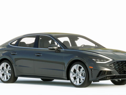 Hyundai Sonata 2020 3D Model