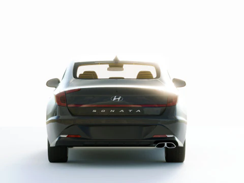 Hyundai Sonata 2020 3D Model