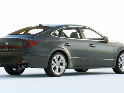 Hyundai Sonata 2020 3D Model