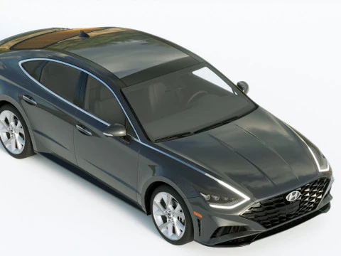 Hyundai Sonata 2020 3D Model