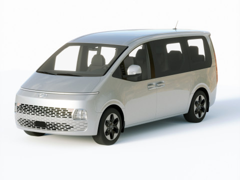 Hyundai Staria 2022 3D Model