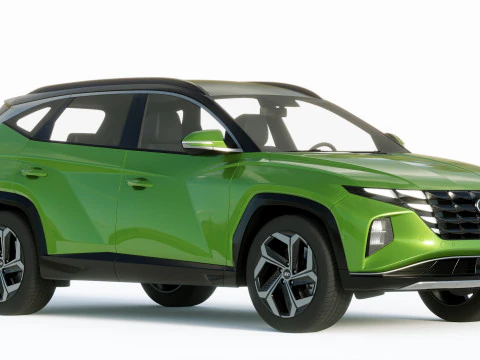 Hyundai Tucson 2021 3D Model