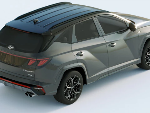 Hyundai Tucson N Line 2021 3D Model