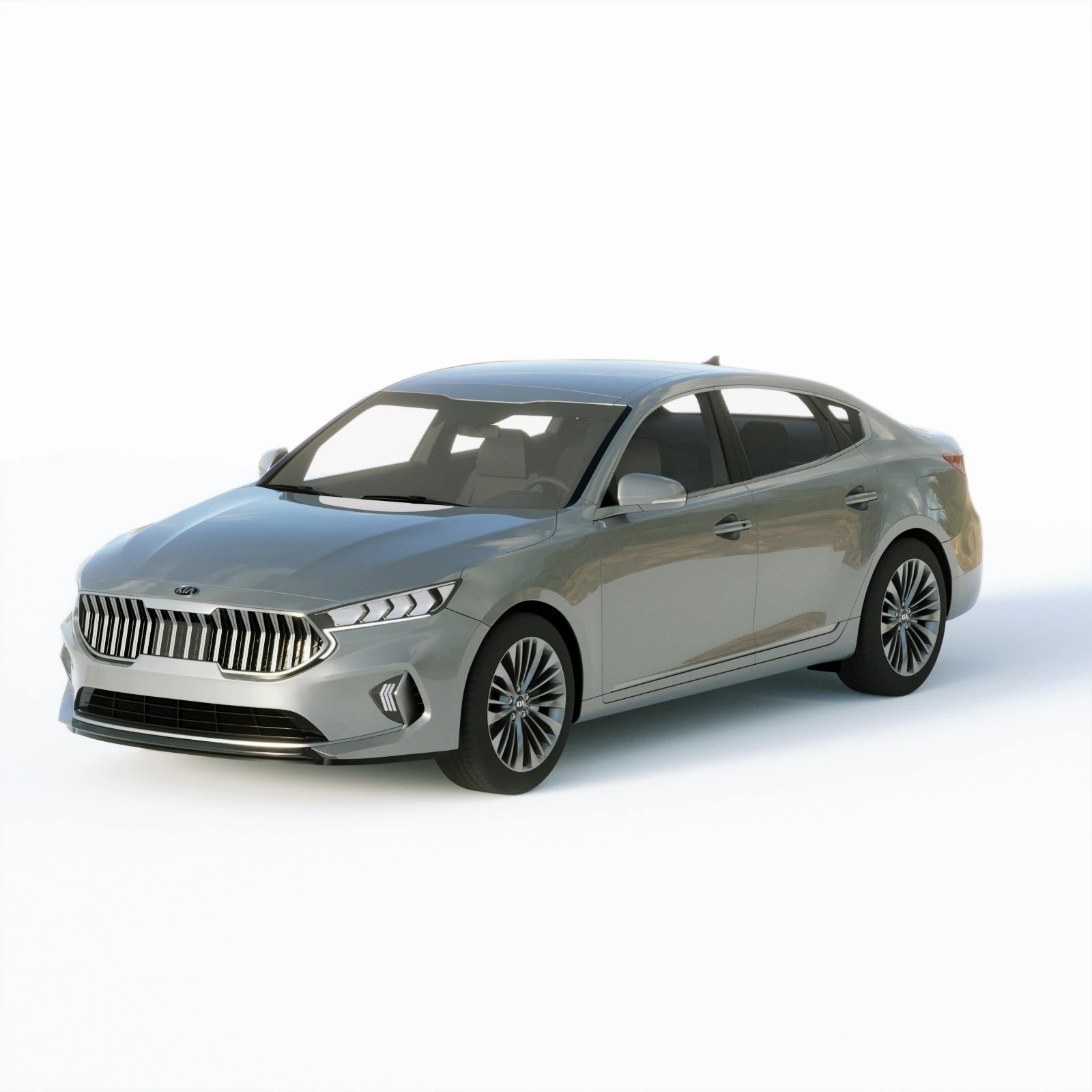 Kia Cadenza 2020 3D Model .c4d .max .obj .3ds .fbx .stl .blend