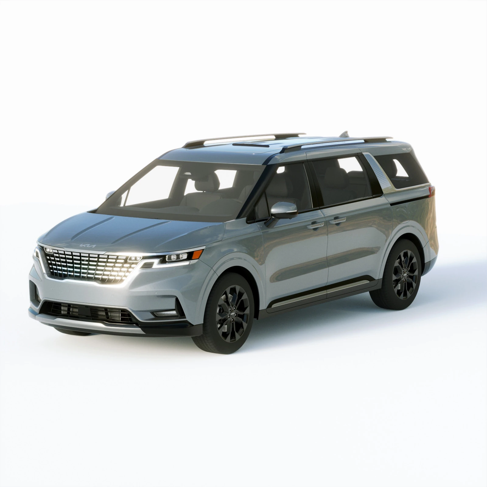 Kia Carnival 2022 3D Model .c4d .max .obj .3ds .fbx .stl .blend