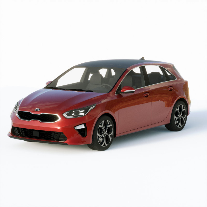 Kia Ceed 2019 Modelo 3D .c4d .max .obj .3ds .fbx .stl .blend 