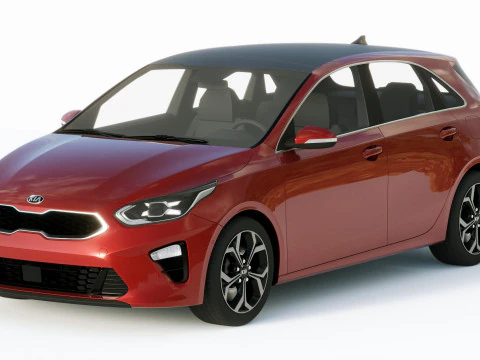 Kia Ceed 2019 3D Model