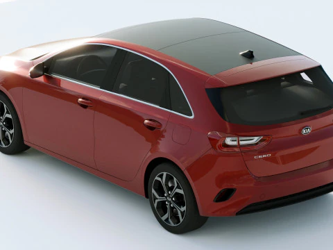 Kia Ceed 2019 3D Model