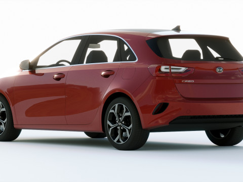 Kia Ceed 2019 Modelo 3D
