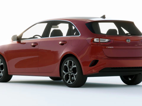 Kia Ceed 2019 3D Model