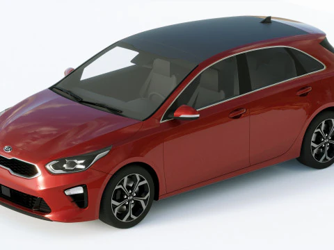 Kia Ceed 2019 3D Model