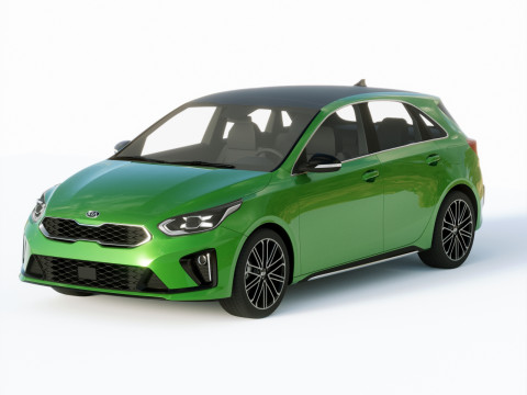 Kia Ceed GT Line 2019 3D Model