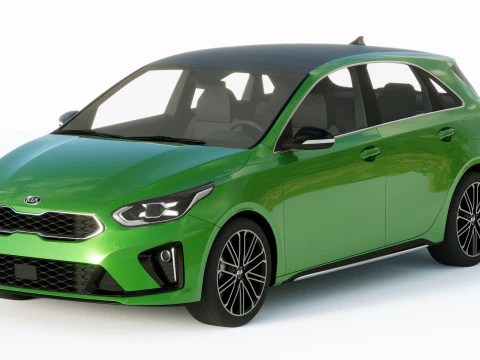 Kia Ceed GT Line 2019 3D Model