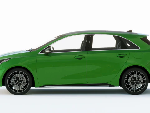 Kia Ceed GT Line 2019 3D Model