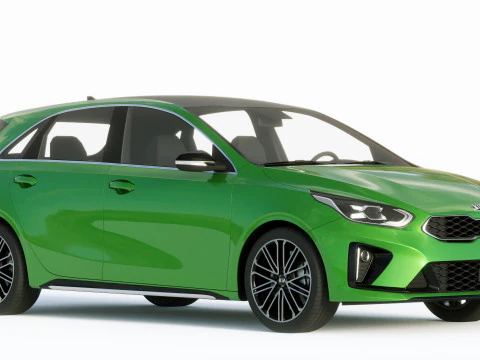 Kia Ceed GT Line 2019 3D Model