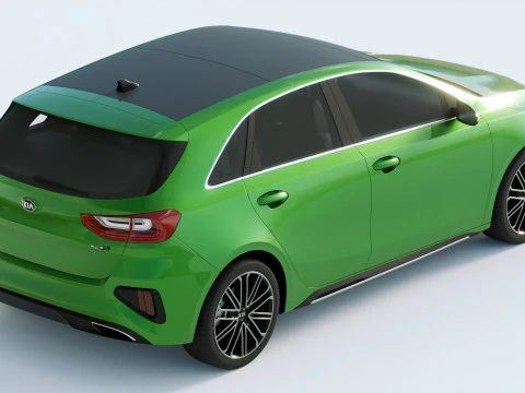 Kia Ceed GT Line 2019 3D Model