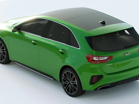Kia Ceed GT Line 2019 3D Model