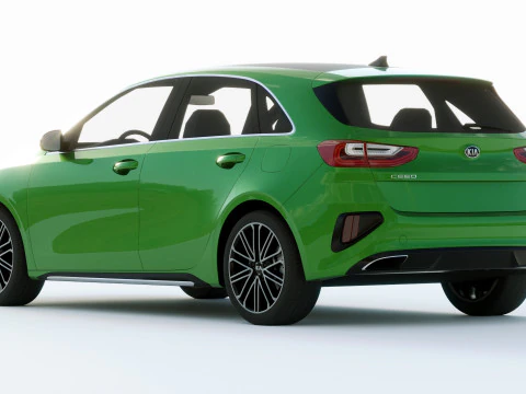 Kia Ceed GT Line 2019 3D Model