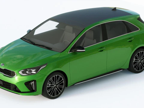 Kia Ceed GT Line 2019 3D Model
