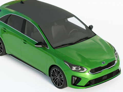 Kia Ceed GT Line 2019 3D Model