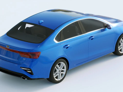 Kia Forte 2019 3D Model