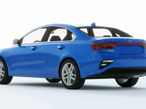 Kia Forte 2019 3D Model