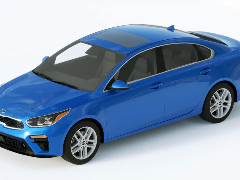 Kia Forte 2019 3D Model