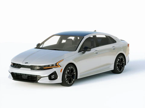 Kia K5 2021 3D Modell