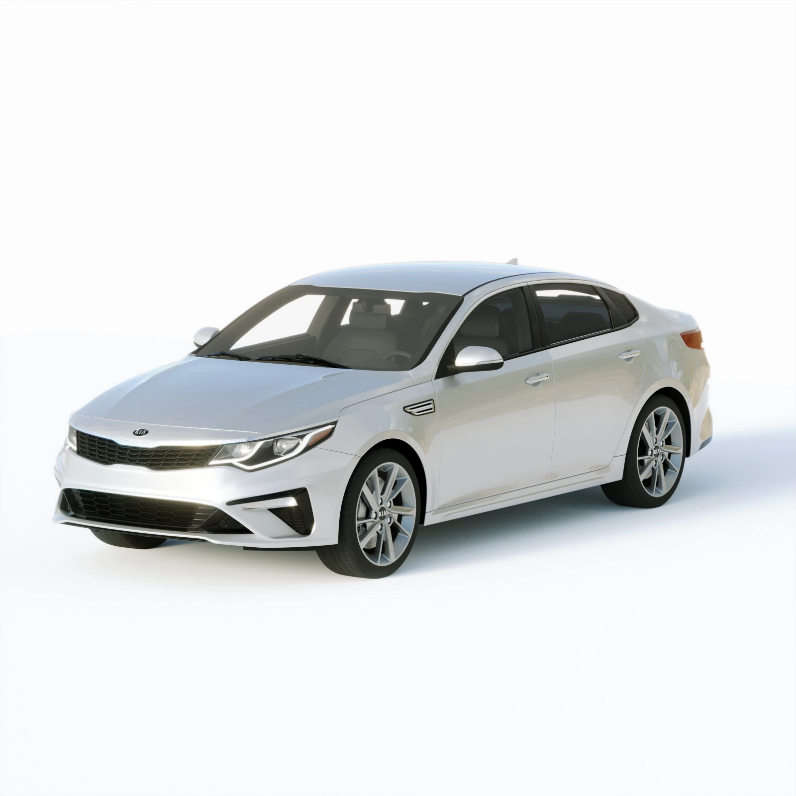 Kia Optima LX 2019 3D Model .c4d .max .obj .3ds .fbx .stl .blend 