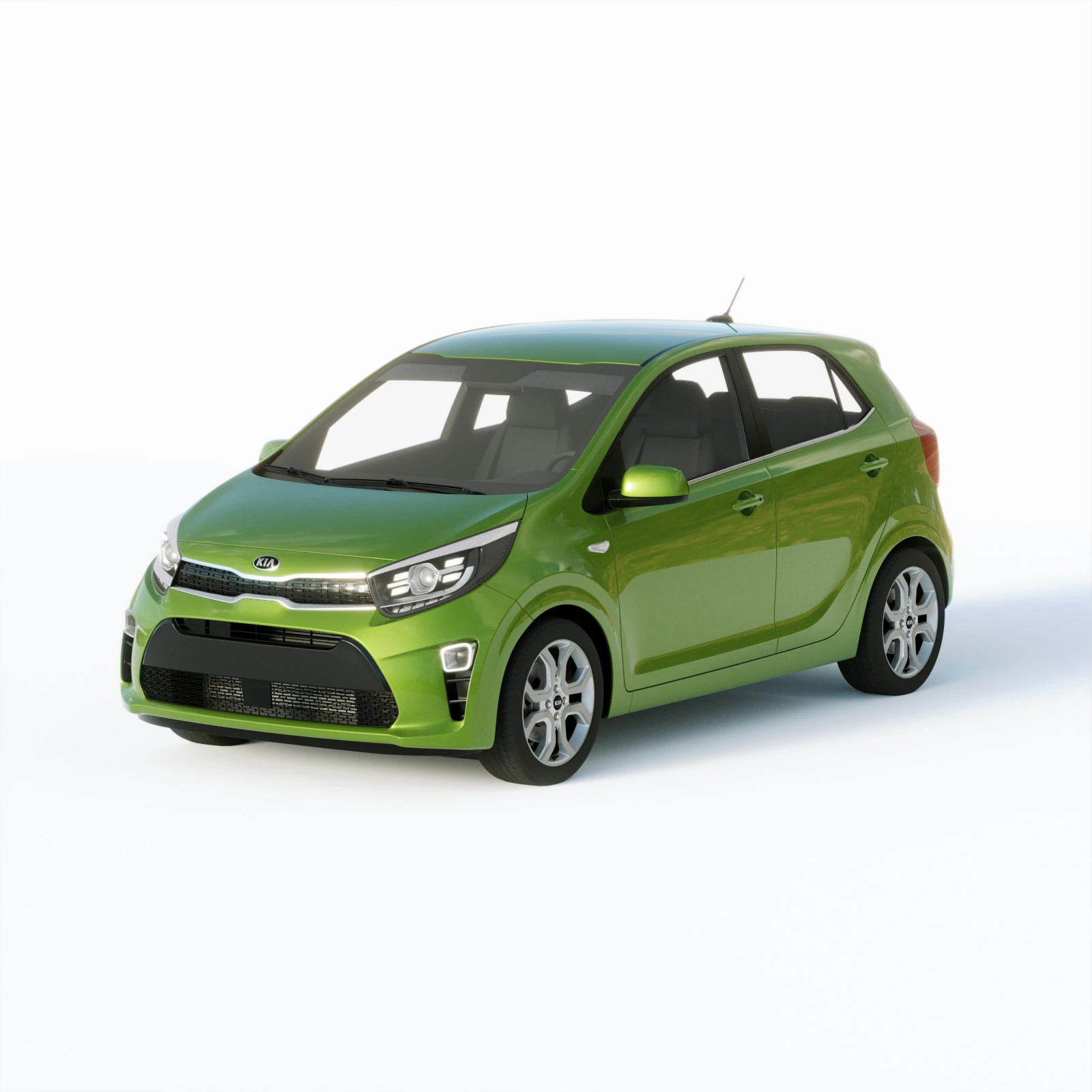 Kia Picanto 2021 3D Model .c4d .max .obj .3ds .fbx .stl .blend 