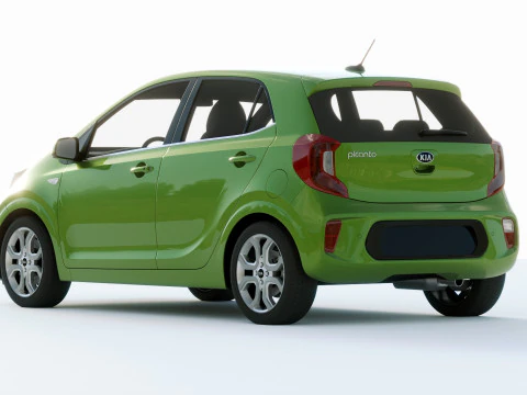 Kia Picanto 2021 3D Model